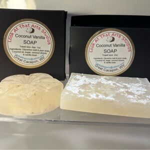 Coconut Vanilla Soap Set - Cream